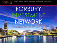 Tablet Screenshot of forburyinvest.com